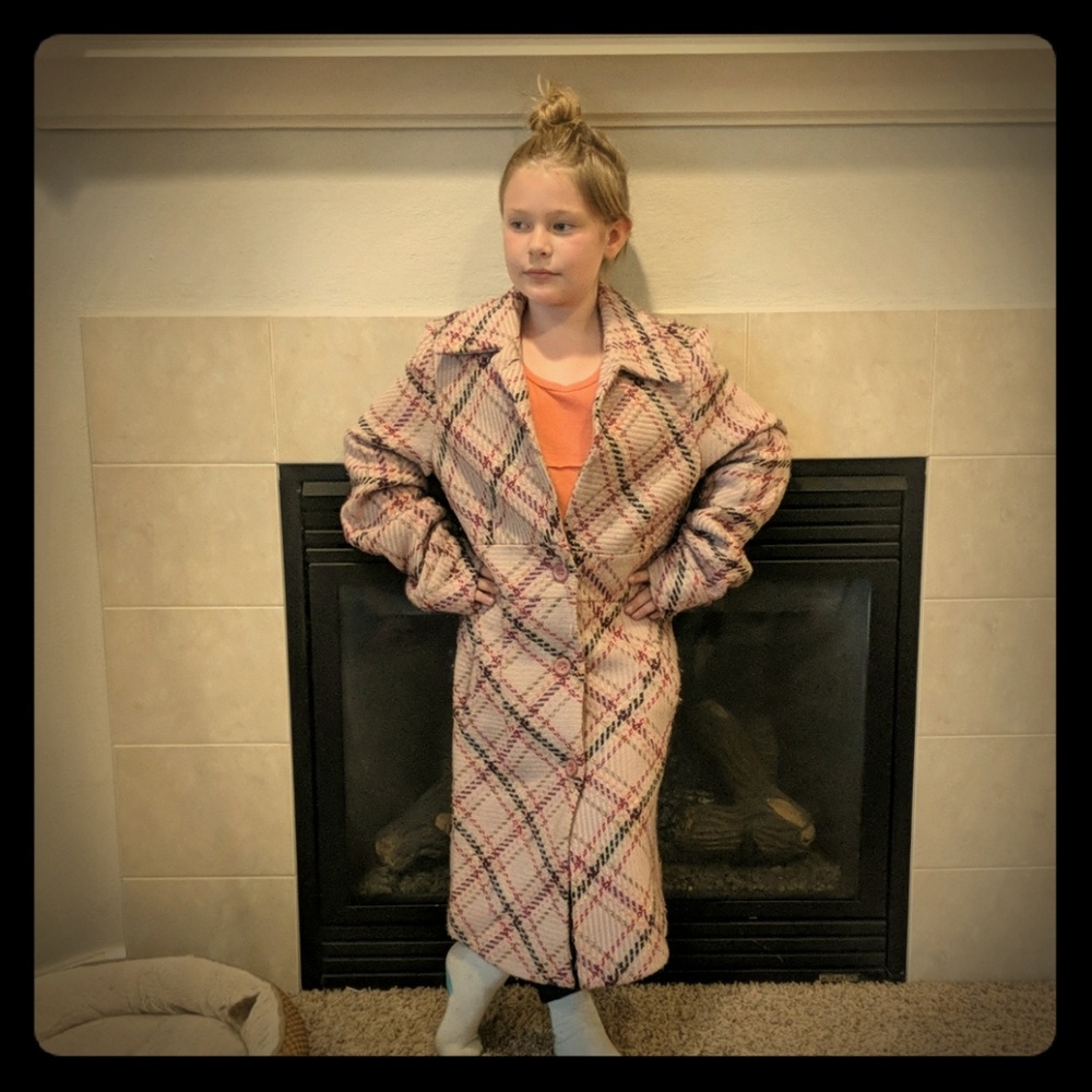 Dusty rose coat